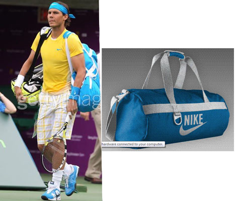 Chillido Menos Injerto OnCourt|Rafa Nadal y su Bolsa Nike que está usando en Miami | Deportologo  Blog